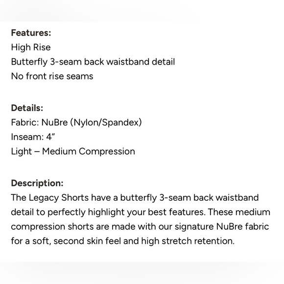 NWT 🆕 Buffbunny Legacy 4” Tequila Sunrise Shorts - Picture 4 of 8